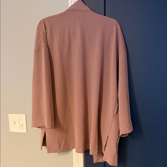 Women's lululemon softstreme kimono open jacket top cardigan pink 12 - Picture 5 of 6